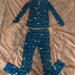 Tea Top And Bottom Kids Pajamas.